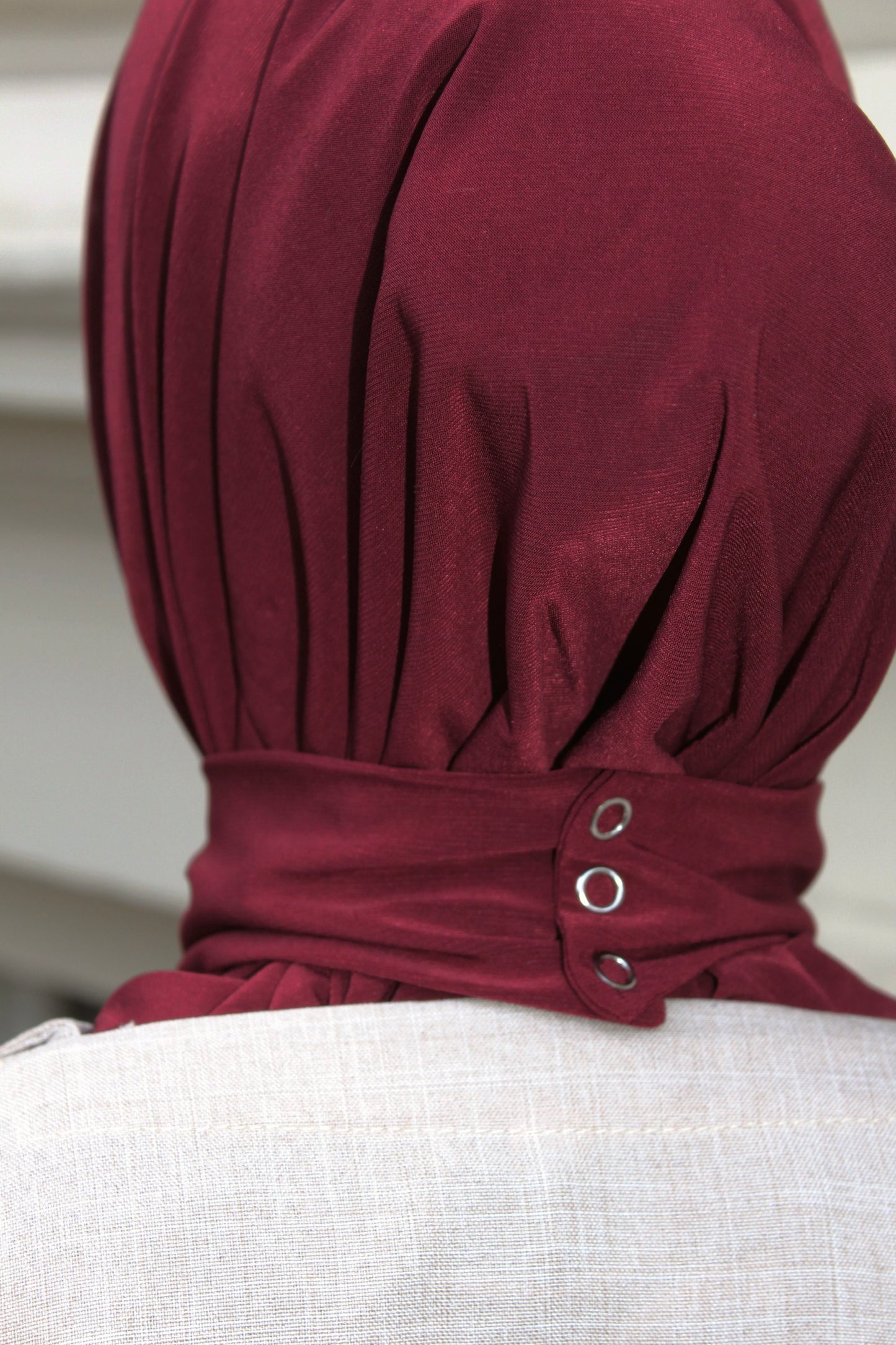 Instant hijab - burgundy